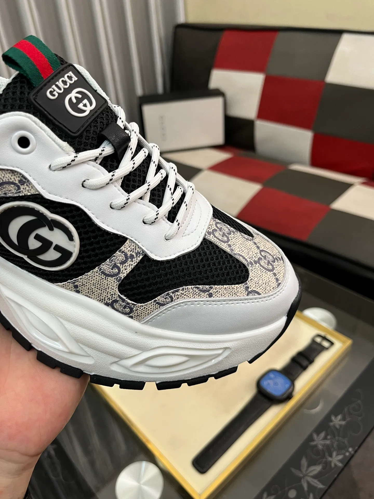 Men's Men's Shoes 💰458⌚️⌚️《GUCCI》The latest hot-selling casual shoes, top brand [seduce] luxury~purchase, top~quality. Products sold at the counter [strong] Original embossed calfskin fabric ➕ Comfortable sheepskin lining, available in 38-443️⃣ colors
